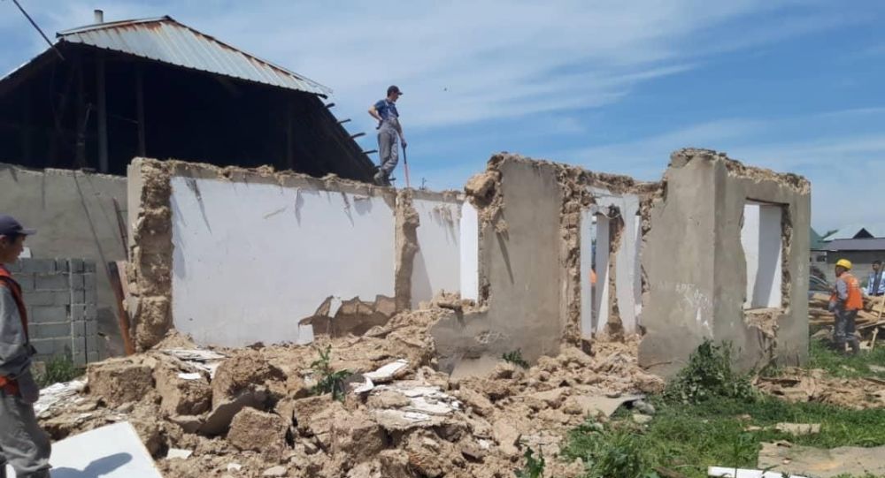 Разрушение домов КЗ