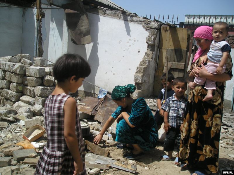 Разрушение домов ТДЖ