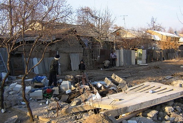 Разрушение домов ТДЖ