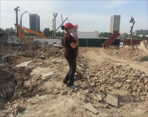 Разрушение домов Узбекистан